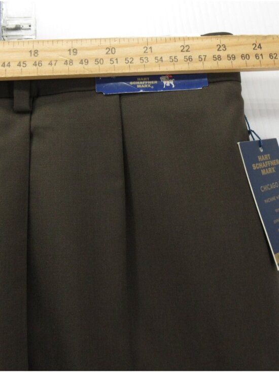 Hart Schaffner Marx Pants 46L Wool Performance Comfort Chicago Fit NEW - Picture 5 of 13
